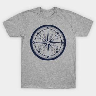 Beautiful Compass Sailing, Hiking, Adventure Gift T-Shirt